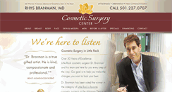 Desktop Screenshot of littlerockcosmeticsurgery.com